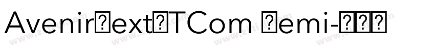 AvenirNextLTCom Demi字体转换